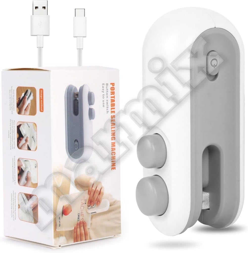 MARMIX Portable Mini Sealing Machine 2-in-1, USB Rechargeable Magnetic Bag Sealer with Cutter, Handheld Packet Sealer for Food, Snacks, Chips, Fresh Storage, Plastic Bags Sealing Machine (B0CTY69Y24) Amazon Price History, Amazon Price Tracker