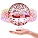 FLYNOVA PRO Mini Drohne, Drohne Für Kinder Kinder Flying Ball Spielzeug LED Leuchten Fliegendes Spielzeug Geschenke Flying Orb für Jungen Mädchen Indoor Outdoor Flugzeuge für Kinder Anfänge -Rot
