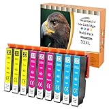 Rendement : 550 pages pour cartouches d'encre 33xl cyan/33xl magenta/33xl jaune, à 5 % de couverture A4