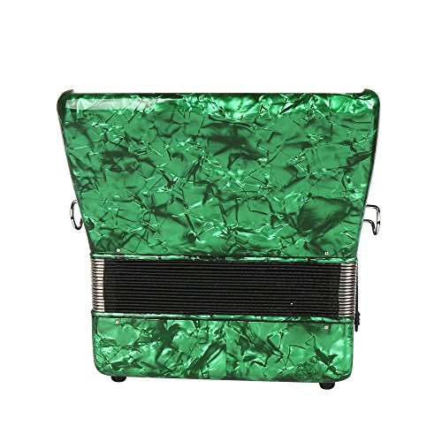 ammoon 22-Key 8 Bass Piano Accordion with Straps Cleaning Cloth Music Instrument for Students Beginners - Thumbnail 7