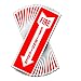Set of 10 Fire Extinguisher Sign 4 x 12 Inch 5 Mil Vinyl Laminated for Ultimate Protection Durability Self Adhesive Decal UV Protected Weatherproof