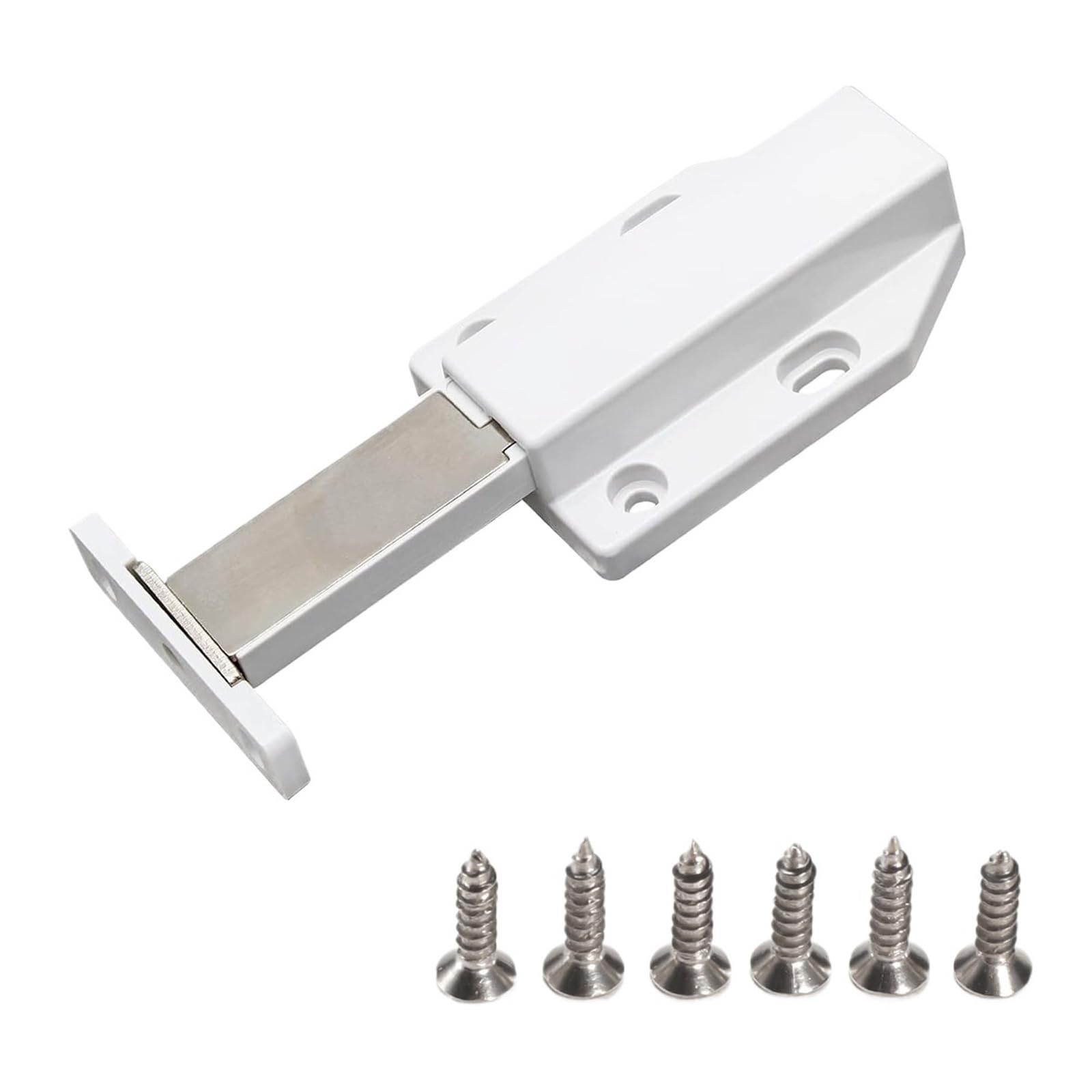 ZONSHJDKR Magnetic Latches to Open Heavy Duty Touch Latch Catch Cabinet Door Hardware Pressure Release for Drawer