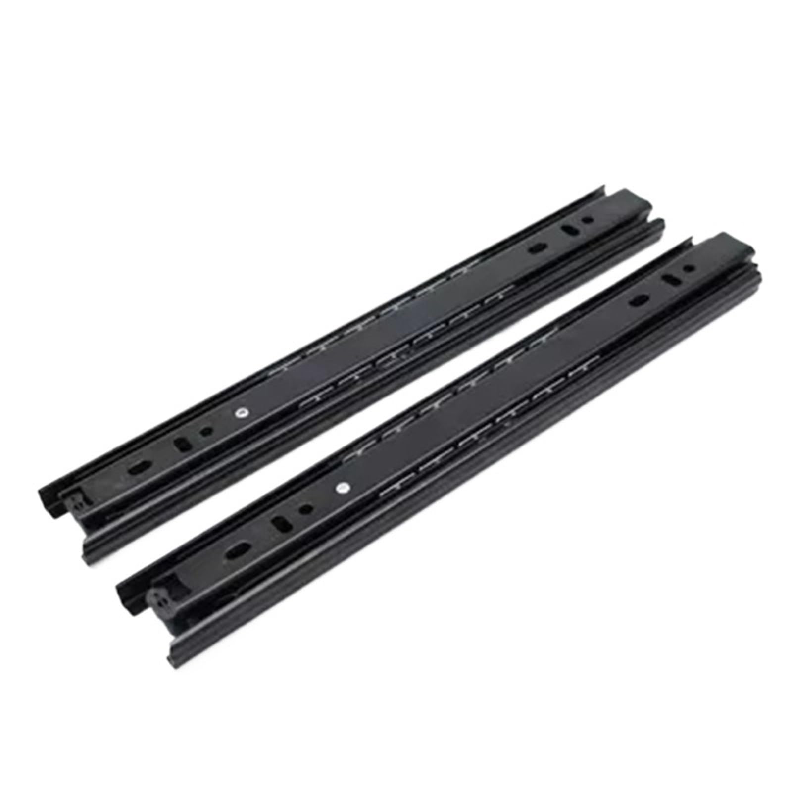 Mdsiokhj 20Cm 8Inch Pair Drawer Rail Quiet Drawer Slides Three-Stage Track Home Furniture Guide 45 Wide Ball Sliding(20Cm 8Inch Pair)