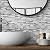 URCOLOR 10-Sheet Kitchen Backsplash Tiles Peel and Stick, 12”×12” Self Adhesive Wall Tile for Bathroom, Brushed Silver Gray
