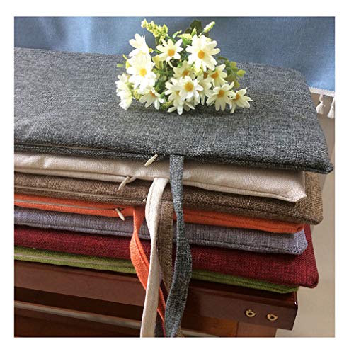Coussin de banc de jardin bordeaux de 100x35x2 cm pour palette