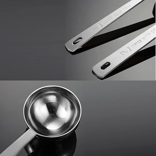 Miniatura 3 de Cuchara de café de mango largo, 2 cucharadas, cuchara medidora, 2 cucharadas, cuchara de café de acero inoxidable para café molido, té, azúcar,