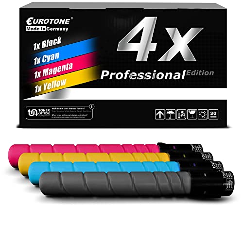 Toner compatible Konica Minolta Bizhub C454 C554 EuroPro pack de 4 cartouches laser