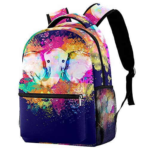 Petit sac à dos éléphant multi-poches imperméable et léger pour tous