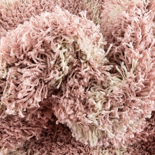 Tapete Lattice Shag 16 ft runner rosa claro miniatura 7