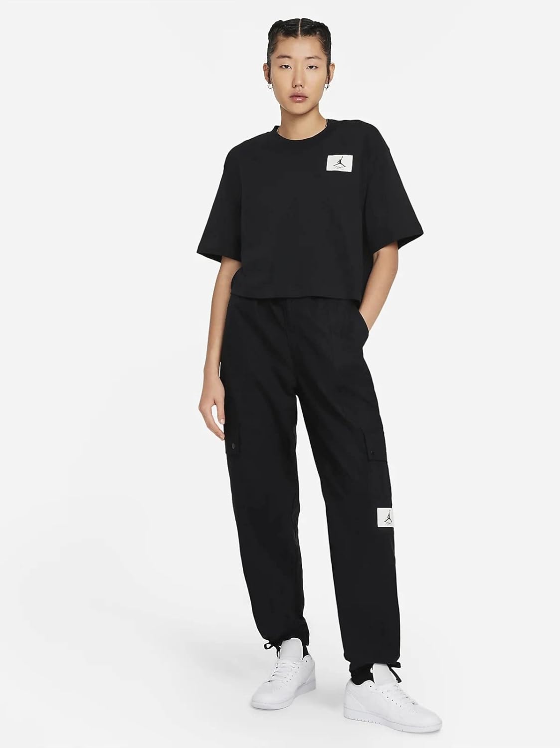 Jordan Essentials Women's Utility Pants, Black (Medium)