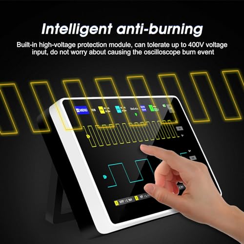 Digital Oszilloskope Handheld, AOPUTTRIVER T4-1013DE Digitales Oszilloskop 100 MHz Bandbreite mit 2 Kanälen, 1GSa Abtastrate, 7 großer Touchscreen, 1 GB Speicher