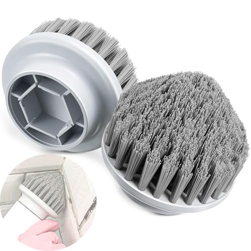Brosse Nettoyage Electrique 2 Têtes De Brosse Conique Brosse Conique pour Nettoyage Électrique des Coins Et des Endroits Difficiles D'Accès - Brosse Nettoyage Compatible avec l'Autolaveuse Électrique