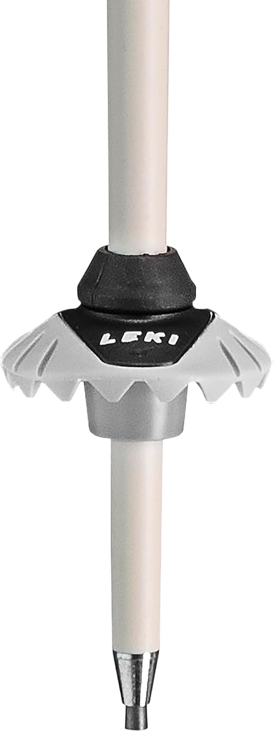 LEKI Detect S Lightweight Aluminum Ski Poles for Downhill Skiing