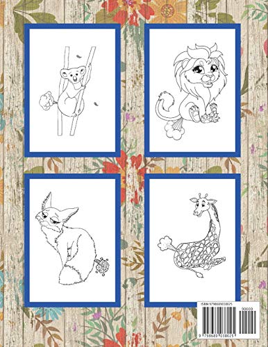 Farting Animals: Coloring Book For Adults & Kids Relaxing Animal Lovers image 4