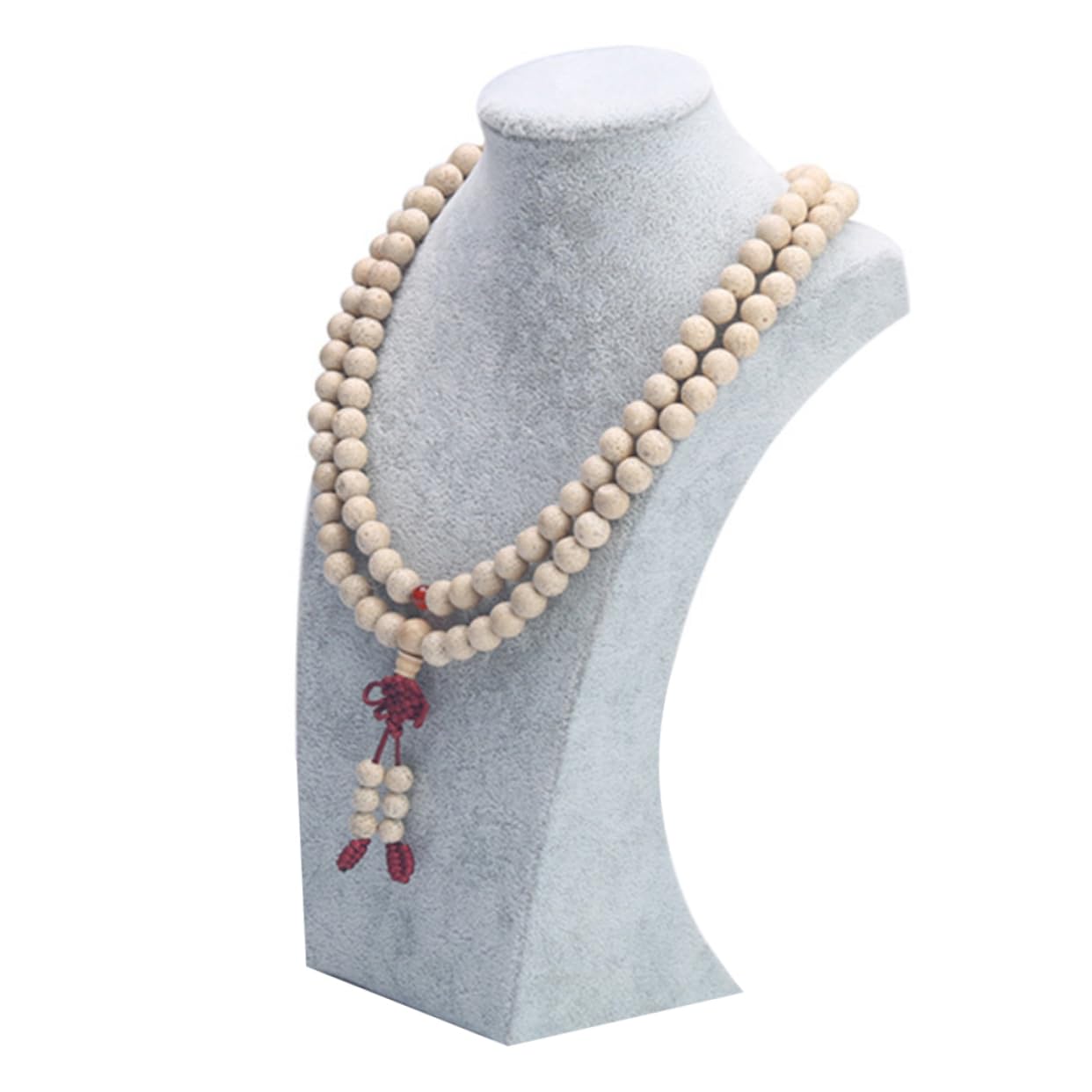 3piezas Soporte Para Joyas De Cuello Organizador De Exhibición De Collares De Joyería De Flocado