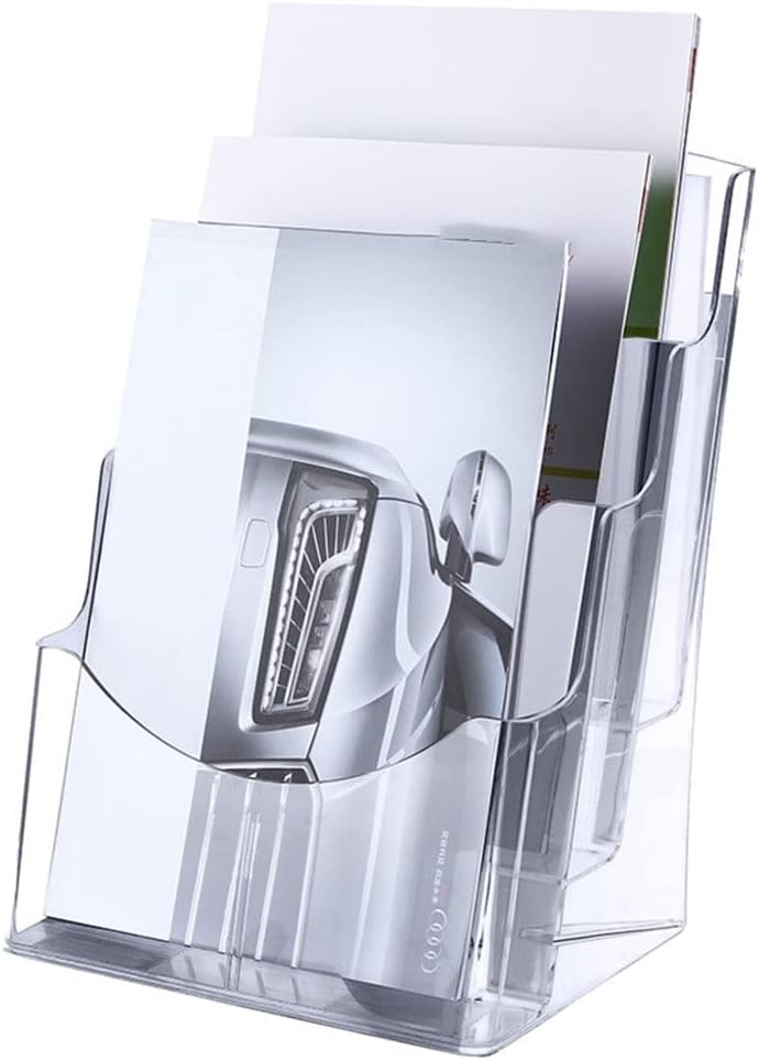 HBJWOV Table Rack Storing Files Newspapers Shelf Magazine Storage Bookshelf Desktop Office Home Supplies