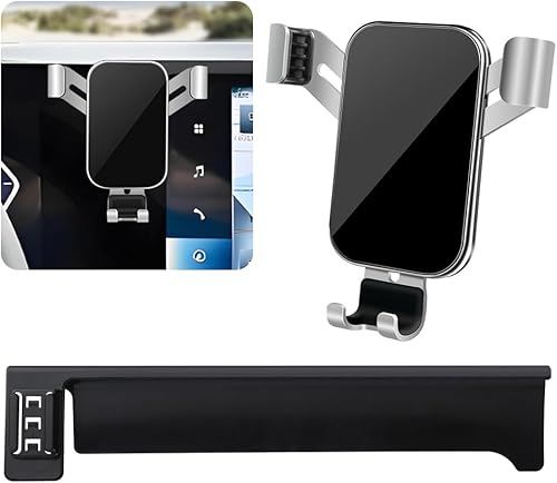 Miniatura 7 de LUNQIN Soporte de teléfono para automóvil 2023 BMW Serie 3 M340i i4 M50 teléfonos grandes con funda Accesorios para automóviles Soporte de