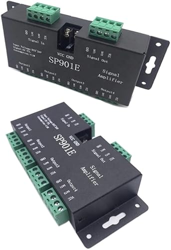 Miniatura 2 de SP901E LED Pixel WS2812B WS2811 SPI amplificador de señal repetidor para WS2813 SK6812 WS2815 WS2801 SK9822 etc toda la tira de LED direccionable