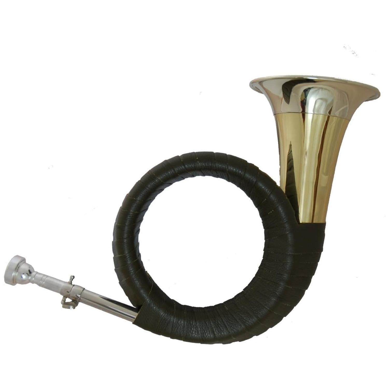 TJG-202 Classic – Fürst-Pless Horn (corno di caccia) in B – Costruzione tradizionale – gambo grande, imbuto da 120 mm, involucro in similpelle – suono elegante e morbido
