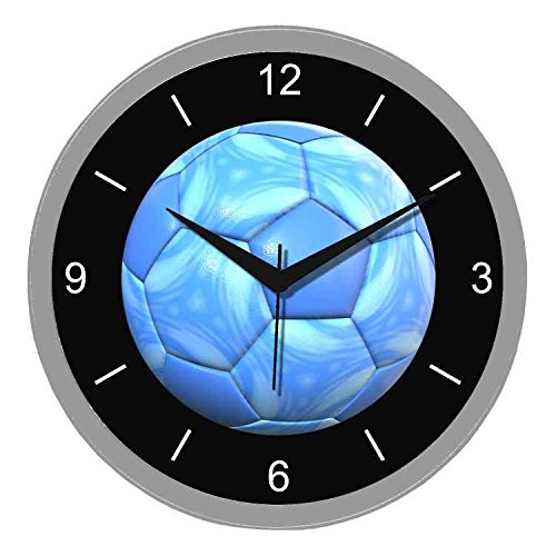 Buy Samken Round Large 11 inch Designer Decorative Blue Football Wall