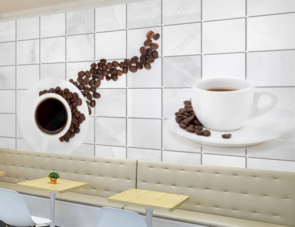 Papier peint intissé café et salon grand format 300x210 cm