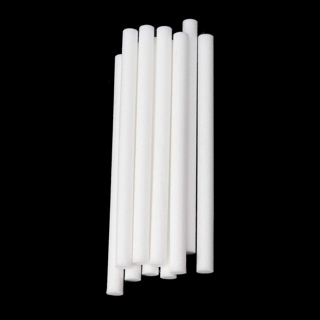 Folewr 10Pcs 10mmx170mm Humidifiers Filters Cotton Swab for Humidifier Aroma Diffuser