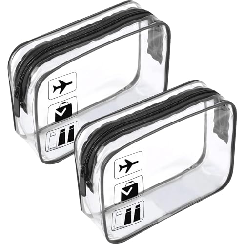 Generic Transparent PVC Makeup Bag TPU Rustle Bag Travel Storage Tote Cosmetic Zipper Bag Clear Travel toiletries Bag Airport Security Liquids Bags Clear Toiletry Bag