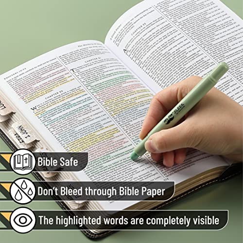 Image of Mr. Pen- No Bleed Gel Highlighters, Pastel Colors, 8 Pack | Bible Highlighters and Pens No Bleed, Bible Markers for Study, Journaling, School Supplies and Accessories