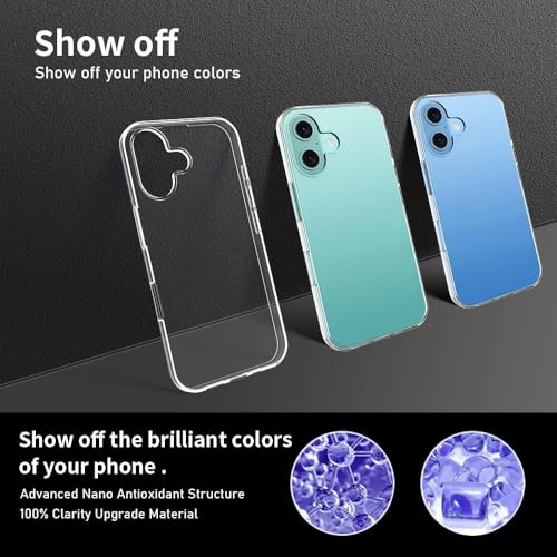 Image of NISHTECH for Premium Transparent Hybrid Soft Slim Dust Proof Back Case Cover with Camera Protection AS09