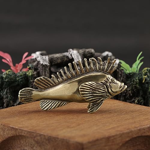 Dragon en laiton statuette décorative idée cadeau bureau et thé - 5