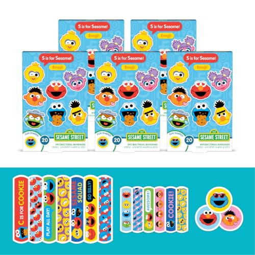 Sesame Street Kids Adhesive Bandages...