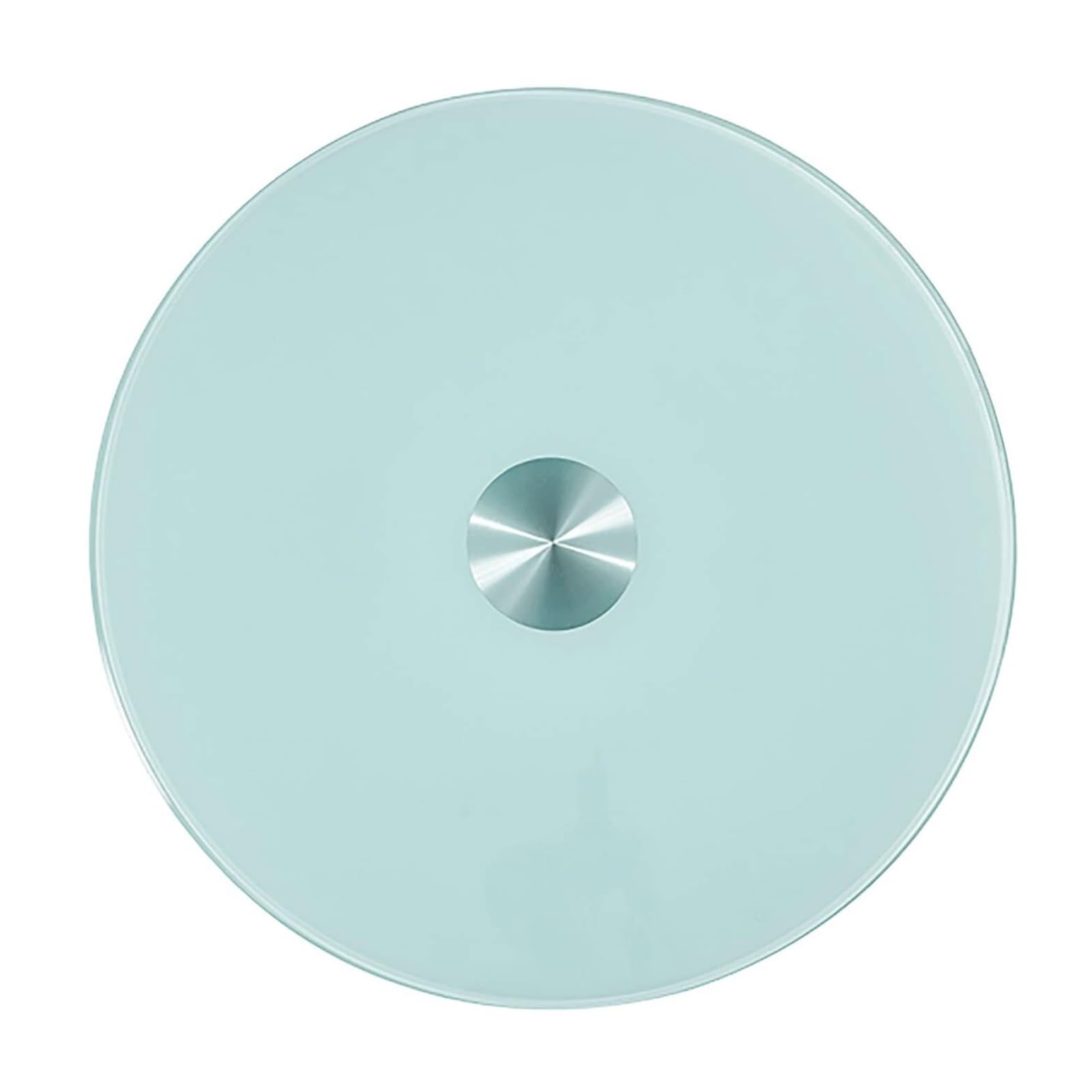 Plateau tournant en verre trempé de 80 cm pour grande table ronde