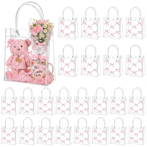 Sacs cadeaux transparents pour fête d'anniversaire et décoration de mariage
