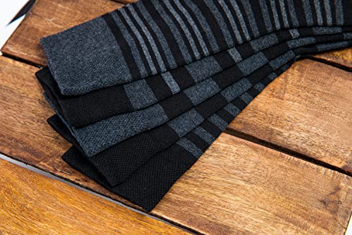Herrensocken Paolo Renzo Business-Socken gemustert im 5er Pack