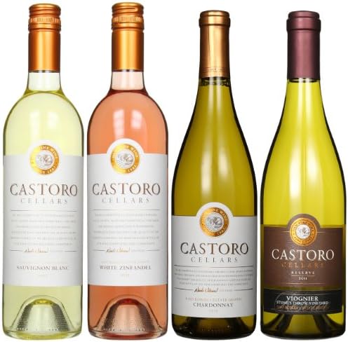 Castoro Cellars Central Coast Blushing White Wines Mixed Pack, 4 x 750 mL