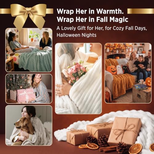 GentleSoft White Throw Blanket - image 2