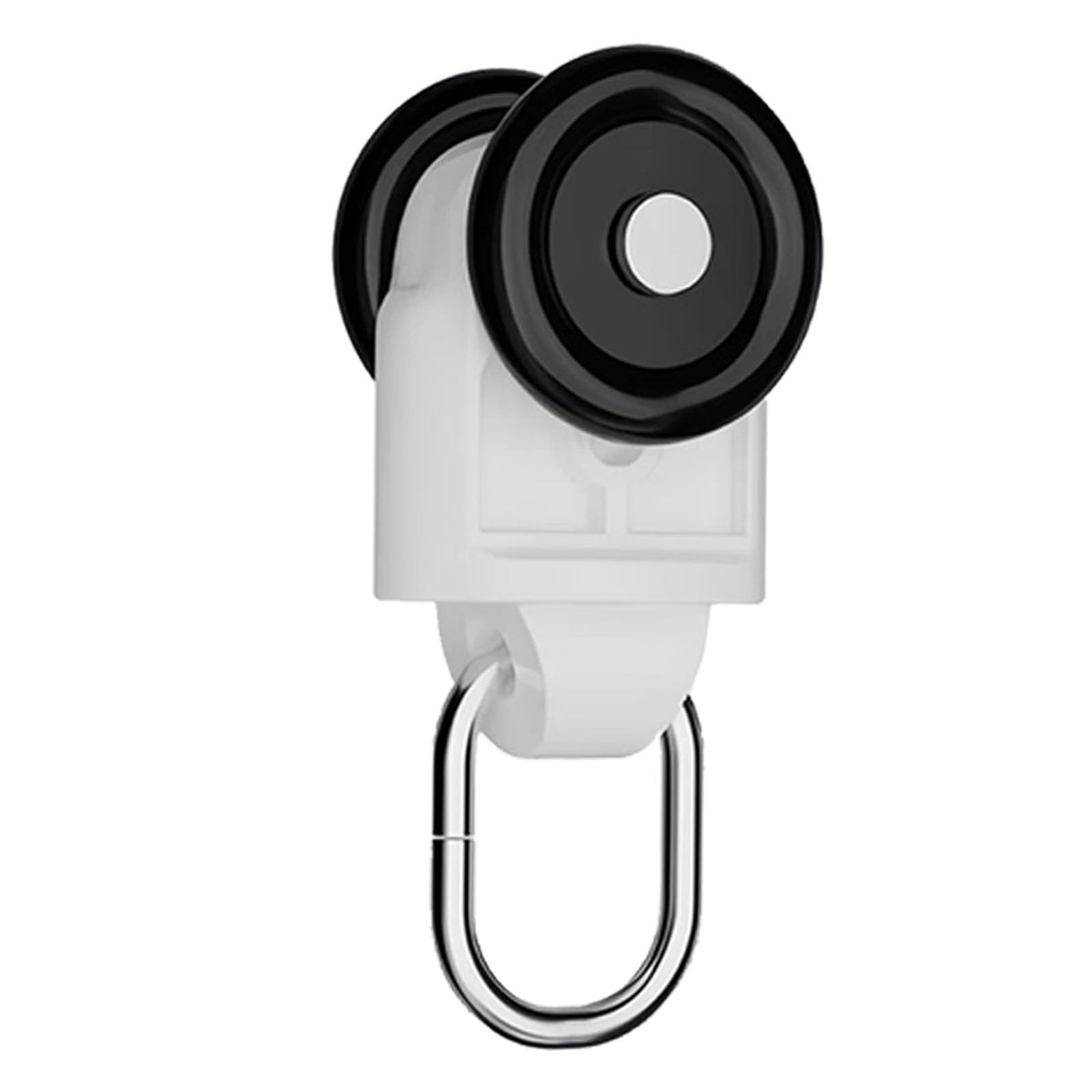 Plastic Curtain Track Pulley Roller for Ceiling Wall Curtain Rail, Straight Curved Rail Replace Roller, Smooth Track Roller Wheel Wear Resistant(30pcs)