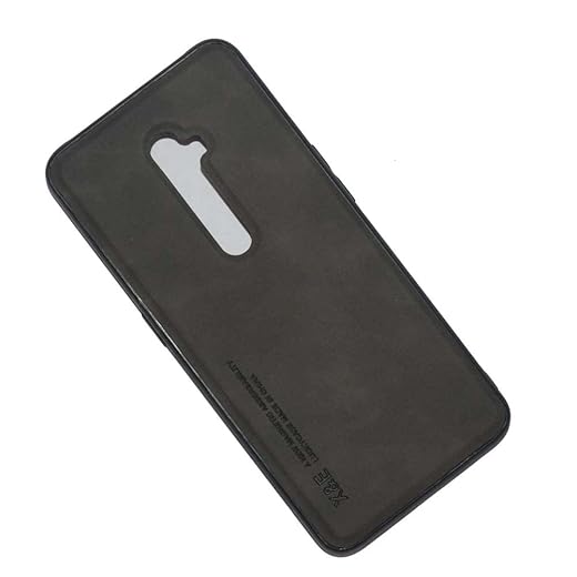 Kepuch Silklike Case for Oppo Reno 2 - Cover Bumper Built-in Metal Plate for Oppo Reno 2 - Black