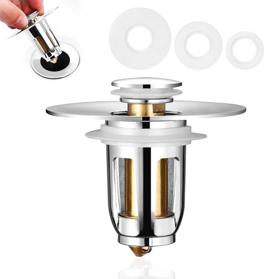 ポップアップ排水栓　洗面用 Amazon.co.jp: 洗面用ポップアップ排水栓 目詰まり防止 洗面台