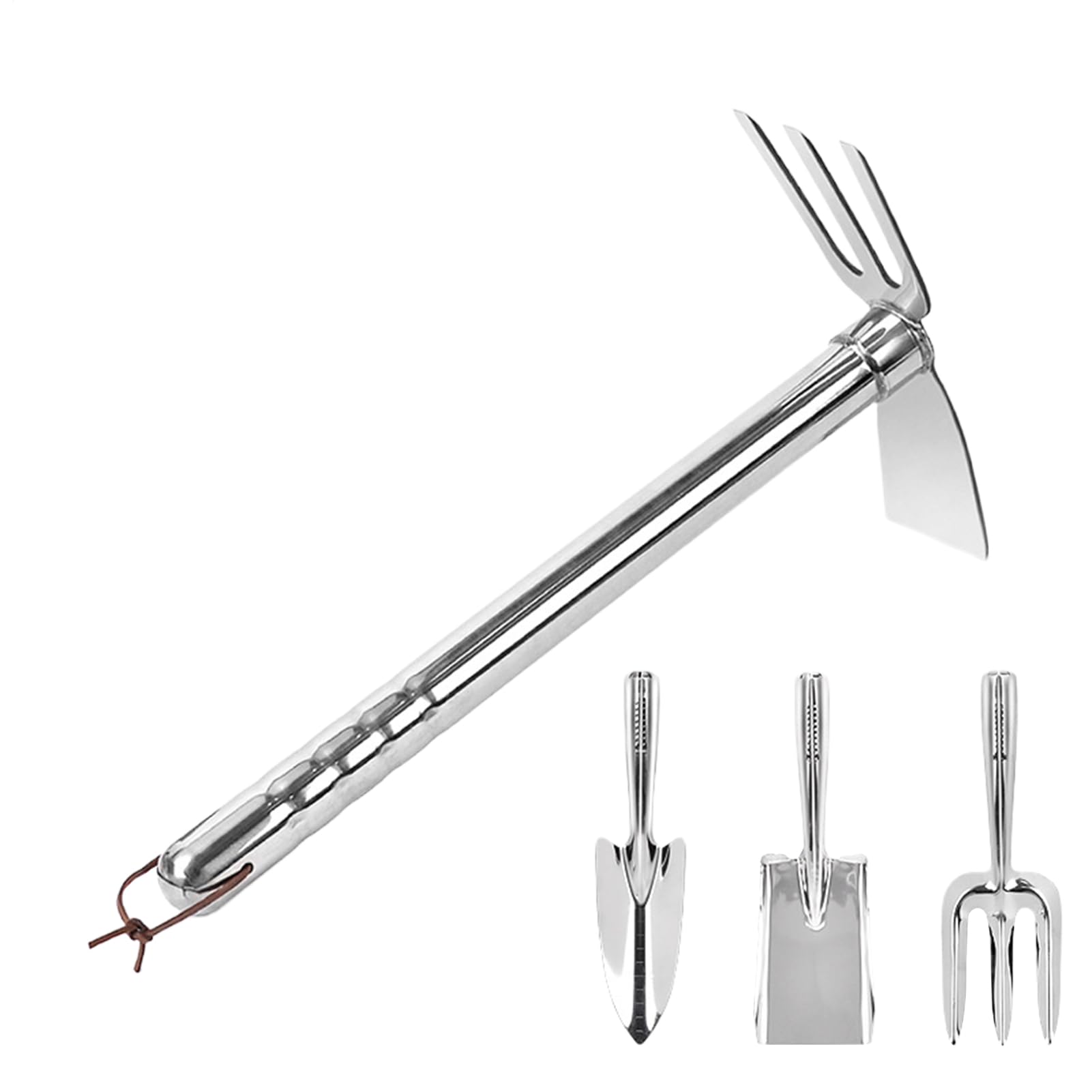 Kit de Jardinage - Serfouette pour enlever Les Mauvaises Herbes | Bêche, râteau de Jardin,pour pelouse, Parc, Jardin, terrasse, Ferme, Femmes, Hommes, Adultes, passionnés, jardiniers