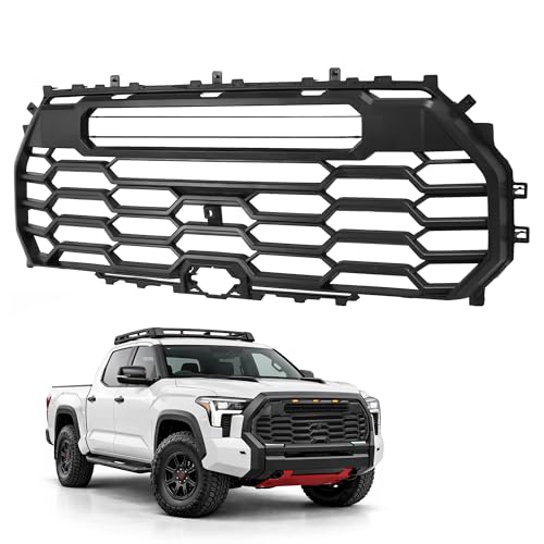 BALOCEO Front Grill Compatible with 2022-2025 Toyota Tundra TRD Pro