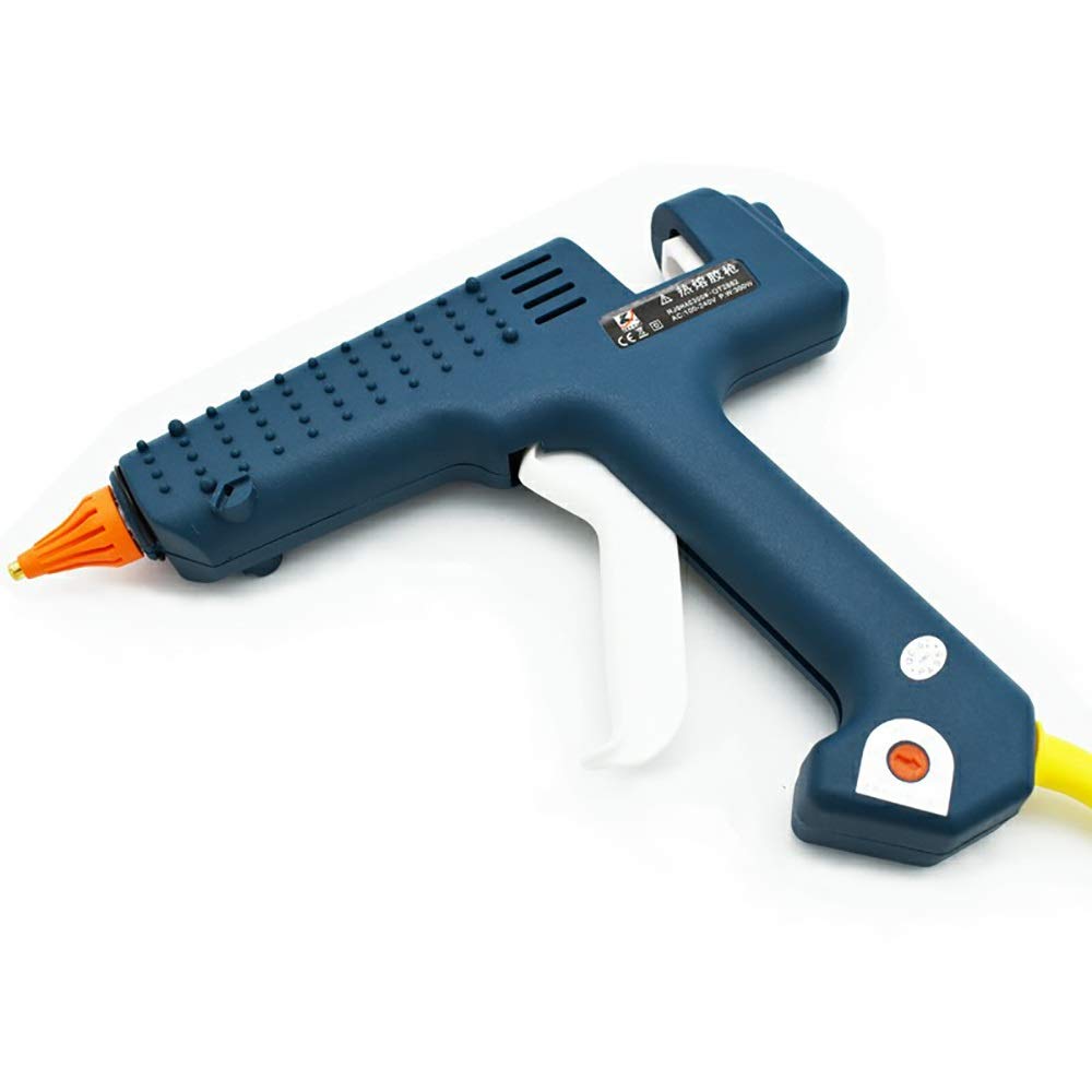Pistolet do klejenia na gorąco klasy przemysłowej 300 W - regulowana temperatura - duża moc - drążek o średnicy 11 mm - niezawodne narzędzie rzemieślnicze