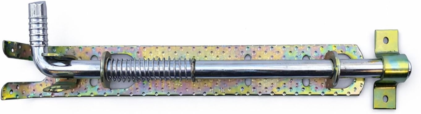 Yaylı Ferforje Mavzer Sürgü 35x300mm Kapı Pencere Kilidi Dayanıklı Metal Güvenlik Sürgüsü