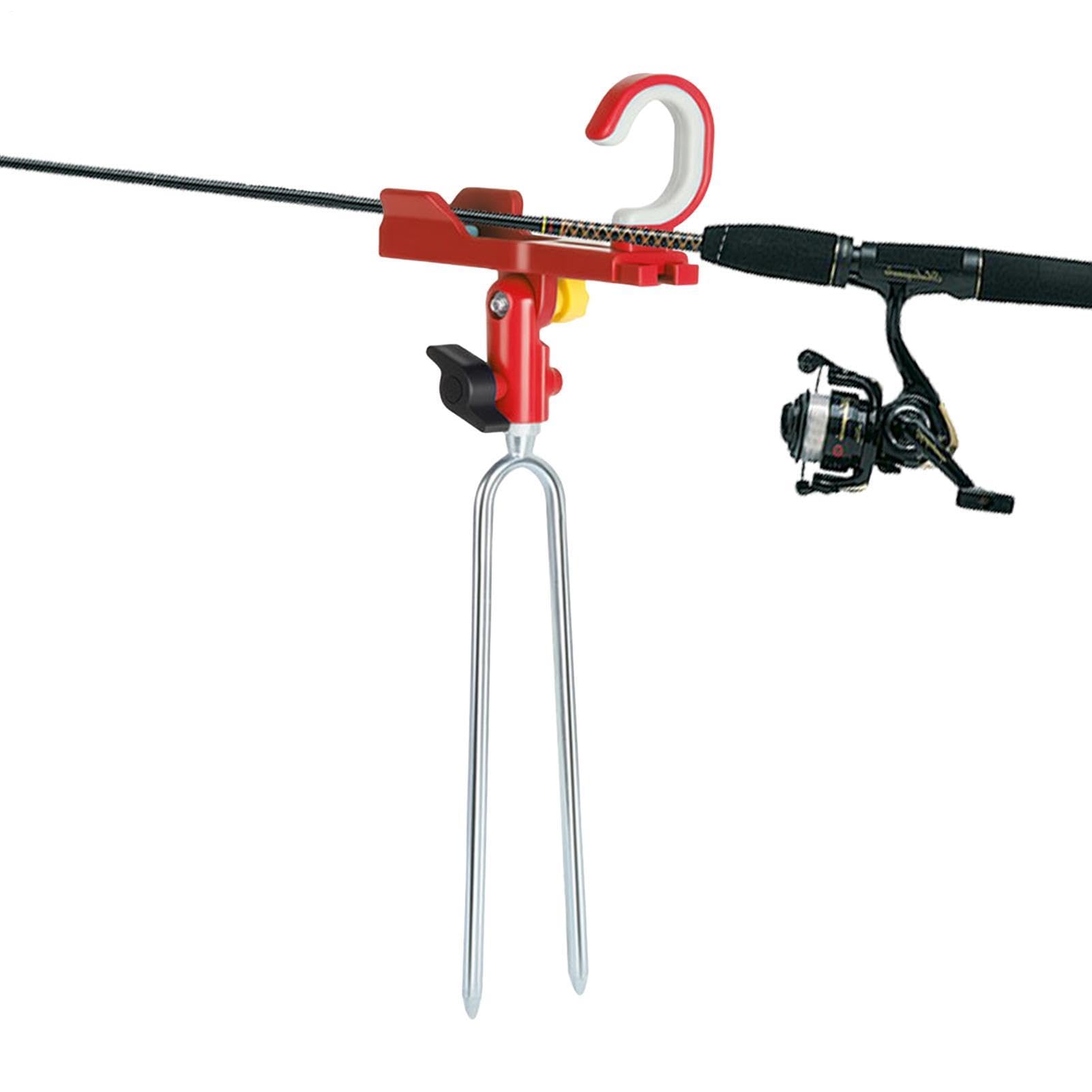 Boat Fishing Rod Holder Angling Pole Rack with Ground Spikes