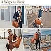 Faux Leather Messenger Bag for Men: 17.3 Inch Laptop Bag Briefcasen Convertible Backpack 3 in 1 Computer Handbags Work Bag Shoulder Crossbody Bags Office, Vintage Brown #1