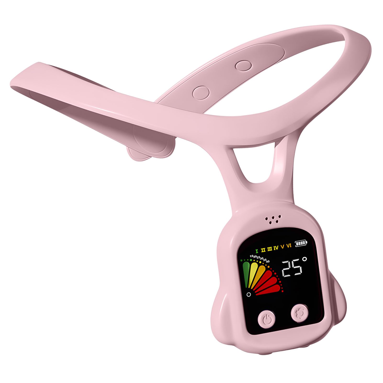 Entrenador de postura de espalda modificable de 6 etapas con pantalla de respuesta LED, ayuda ergonómica para la columna vertebral y respuesta visual