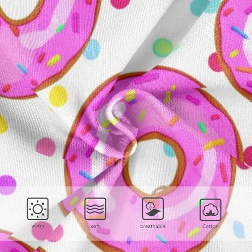 Girls Underwear Toddler 2t Cotton Girl Panties Cute Artistic Briefs Undies Kids Cute Pink Donuts3