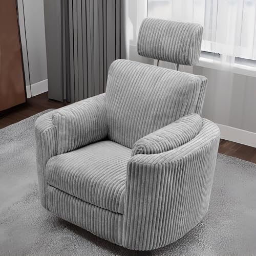 Sillón eléctrico reclinable giratorio gris oscuro