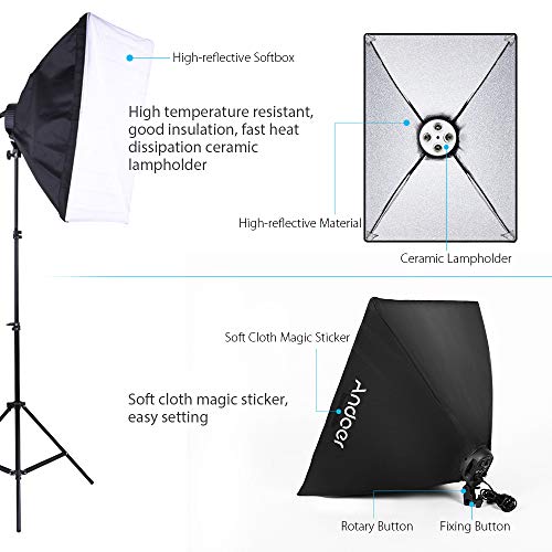 image for Andoer Photography Lighting Kit 6.6ft x 10ft Background Support System