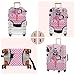 hswosnas Luggage Cover Approved Travel Suitcase Protector Pink Plaid Fashion Girly Luggage Covers Elastic Washable Anti-scratch Suitcase Covers for 29-32 Inch Luggage(XL)